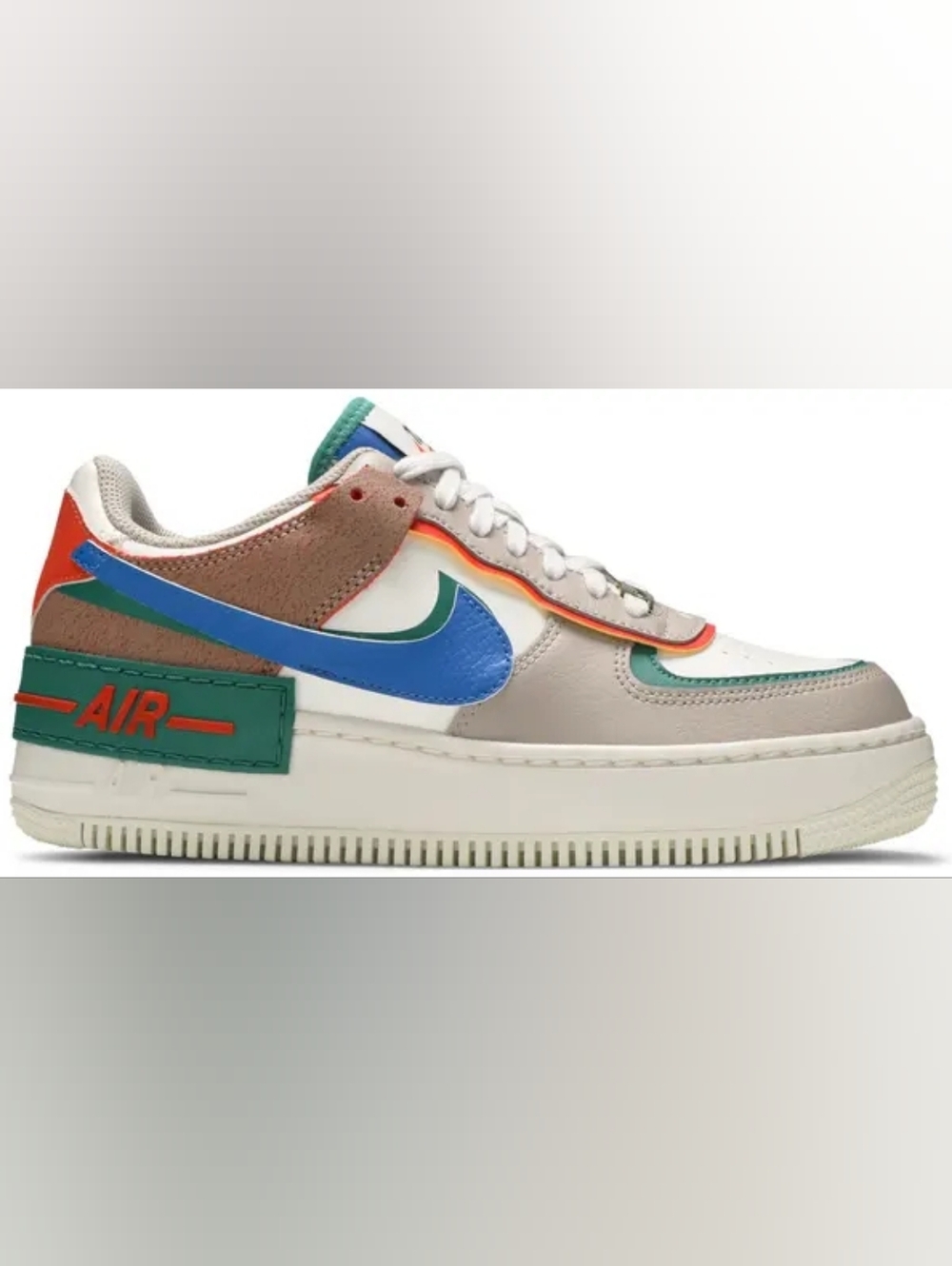 ~~Nike Air Force 1 Shadow Sail Signal Blue Green Sneakers Women’s Size 8~~